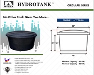 CT   80G NYLEX POLY  WATER TANK  N50 (42" X 21")  [ CT50/80 ] KLANG VALLEY ONLY