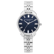 OLIVIA BURTON 女用裝飾藝術金屬手錶 OB16DC01 30mm + 錶盒 銀色