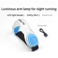 WRELS LED Running Arm Band Light Waterproof Reflective Armband USB Rechargeable #1206