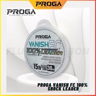 【PROGA】PROGA VANISH Fluorocarbon FC100% 30M Fishing Shock Leader
