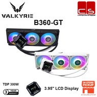 VALKYRIE B360-GT ARGB AIO CPU Liquid Cooler with 3.95" LCD Display