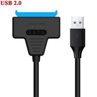 USB 3.0 2.0 SATA 3สาย Sata To USB 3.0อะแดปเตอร์6 Gbps รองรับ2.5นิ้ว External HDD SSD Hard Drive 22 P