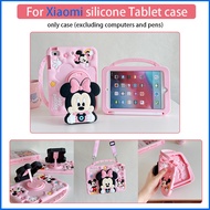 Minnie Themed Soft Silicone Protection Cover With Shoulder Strap For Xiaomi Pad 7 7 Pro Pad 8 8 Pro 