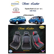Coolmax - Semi Leather : Toyota Rush 1.5 - 08'~09'  ( Car Seat Cover full set / Sarung Kusyen Kereta