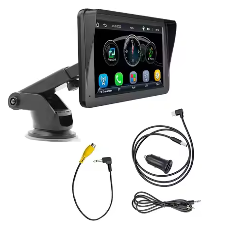 A62E-MP5 Player Car 7 Inch Navigation Screen Bluetooth Wireless Carplay Android Auto Portable Screen