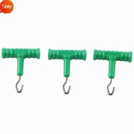 SHLY 10 Pcs Hook Fishing Baiting Rig Tool, ABS Stainless Steel Fishing Baiting Rig Tool, Durable T S