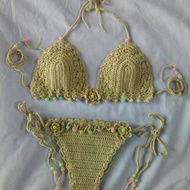 Crochet Bikini Cute for Lady Set Swimsuit Swimwear Sexy Bikini Women Summer gift
