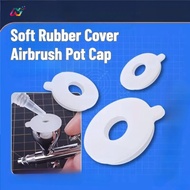 Ustar Soft Rubber Cover Airbrush Pot Cap Suitable for Ustar S130/KP45/PS289 Airbrush Splash-proof an