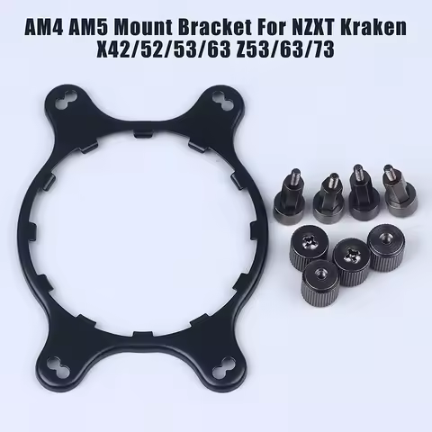 AM4 AM5 Mount Bracket Stud Nut Kit For NZXT Kraken X41 X42 X51 X52 X61 X62 X63 X72 X73 Z63 Z73