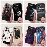 For Tecno Spark 30 5G KL8 Case Luxury Marble Cartoon Soft Silicone Clear TPU Phone Case For Tecno Po