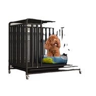 ‍🚢Dog Cage Children Large Dog Medium-Sized Dog Dog Cage Indoor and Outdoor with Toilet outside Universal Dog Cage Dogs w
