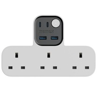 MOMAX 1-Charge Work-Flow 35W USB + 3口T型插座[US19]