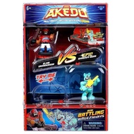 Akedo Ultimate Arcade Warriors Series 1 Axel VS. Epic Miss Slither Mini Battling Action Figure VERSUS Pack