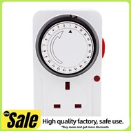 24-Hour Segmented Timer Switch-Energy-Saving Plug Timer Socket Kit-with Programmable Time Controller