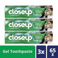 PAKET HEMAT 3 PCS PASTA GIGI ODOL CLOSEUP CLOSE UP 65, ODOL,PEMUTIH, PASTA GIGI