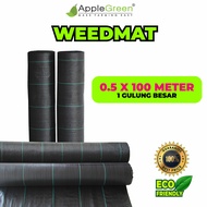 1 X 100 Meter AppleGreen Garden Weedmat Weed Control Mat / Weed Barrier Garden Lanscape