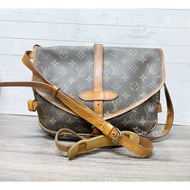 ~~趴趴小舖~~正品Louis Vuitton(LV) M42256 Saumur28馬鞍包/雙子星包(附鑑定證明)2602097404