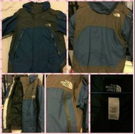 The North Face 兩層著 羽絨 550 外套 雙面 有帽 雪夾綿 兩層 兩著 分開著 保暖 防水透氣 中長 兩面著 黑 灰 藍 Vintage Nuptse Jacket Fill Goo