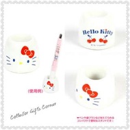 日本 Sanrio Original Hello Kitty 插筆小座 / 牙刷座 / 牙籤座