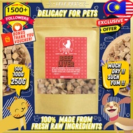 LelePets Freeze Dried Pet Food Beef Liver/ Pet Snack/ Makanan Kucing/ Cat Dog Treat 宠物猫狗零食/冻干