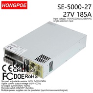 0-27V 185A 5000W Adjustable AC-DC 0-5V 0-10V PLC/PMV signal control transformer, suitable for motor/
