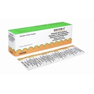 Becom C (per strip) Vit C 500 mg Vitamin C Vitamin B Complex