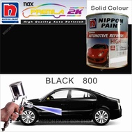 CAR PAINT / BLACK 800 ( 1L ) NIPPON AUTOMOTIVE REFINISH PAINT / CAR CARE / EXTERIOR CAR PAINT / AUTO
