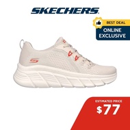 Skechers Online Exclusive Women BOBS Sport B Flex Hi Parallel Force Shoes - 117382-NAT Memory Foam 50% Live