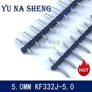 10pcs  5.0mm KF332J-5.0-24P 1X24P H12.5MM Round Hole Pin Header 332J Pin for 332K Terminal Block   S