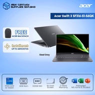 Acer Swift 3 SF316-51-56QK 16.1'' FHD Laptop Steel Gray i5-11300H, 8GB, 512GB SSD, Intel, Window11 2 Years Warranty