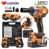 InnTech 2in1 บล็อกแบต & สว่าน 199V รุ่นใหม่! มอเตอร์ BRUSHLESS ไร้แปรงถ่าน พร้อมแบตเตอรี่ Li-ion 2 ก