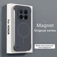 Hot Sale for Honor X9C X9D Magic 5 6 7 8 Pro/Lite X9C Smart Magnetic Borderless Ultrathin Phone Case