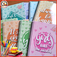 Spiral Spring/Yarn Notebook (1pcs or 10pcs/ 1 Ream) 80L Assorted Design/Random Design and Color
