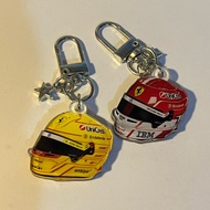 Keychain Mini Helmet F1
