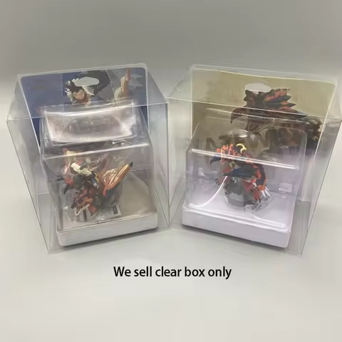 Transparent PET protective cover For ami-ibo for Monster Hunter Tales limited version storage displa