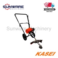 KASEI ST-415A Gasoline Brush Cutter Wheeled Hand Push Lawn Mower / Mesin Rumput Tolak