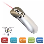 โปรโมชั่น Mouse Wireless Finger Airเมาส์สำหรับธุรกิจการสอนPPT Speechรีโมทคอนโทรลเลเซอร์Pointer Gyro Gravity Sensing Games ราคาถูก ขายดี ถ่านชาร์จ เครื่องชาร์จ เลเซอร์พอยเตอร์