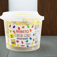 Kẹo dẻo hỗn hợp Bebeto Mini Mix Gummy Candy hộp 900g