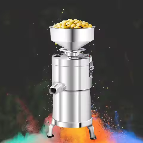 Commercial Soymilk Soybean Soya Soy Bean Milk Grinder Maker Making Grinding Machine