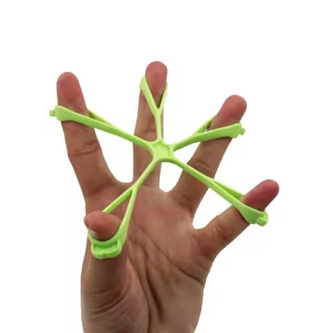 Silicone Finger Strength Trainer Soft Silicone Hand Exerciser Grip Muscle Relex Strength Strengthene