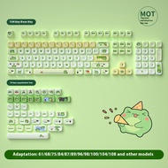Đại lý jiashi ếch nhỏ Moa Keycap PBT thăng hoa 61/68/84/87/89/96/98/100/104/108 phím