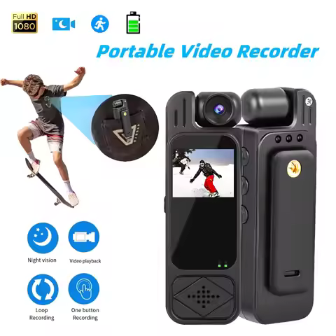 1080P Bicycle Driver Sport Camera Mini 180 Rotatable len Video Recorder Night Vision Action Body Cam