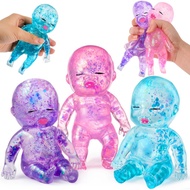 Baby Flash Pinch Toy-Slow Rebound Pinch Decompression Gadget, Fingertip Sensory Decompression Mud, P