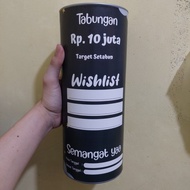 Celengan Target 10 Juta 1 Tahun Pecahan 10K 20K 50K Tabungan Target 10