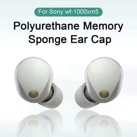 Memory Foam Ear Tips For WF-1000XM4 WF 1000XM5 Earbuds Earplug Eartip Filter Replacement Earphone Ea