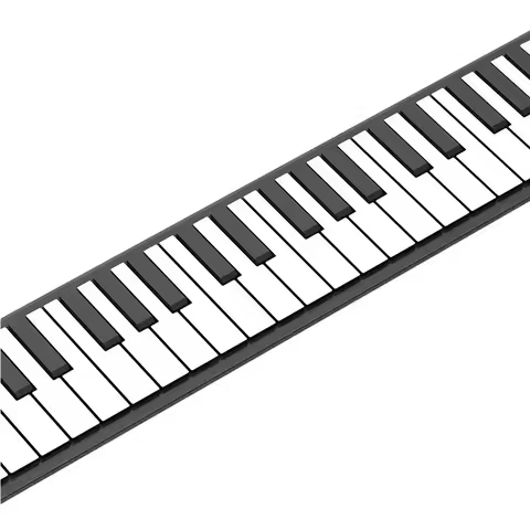 88-key Roll-up Piano Keyboard Thickened Silicone Portable Folding Electronic Keyboard 88-key Portabl