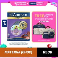 ANMUM Materna Low Fat Less Sweet Pregnancy Milk Chocolate 650g