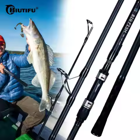BIUTIFU BIGFISH Carp Surfcasting Fishing Rods 3.0m 3.3m 3.6m 3.9m 4.2m 4.5m T800Carbon 3.5lbs Shore 