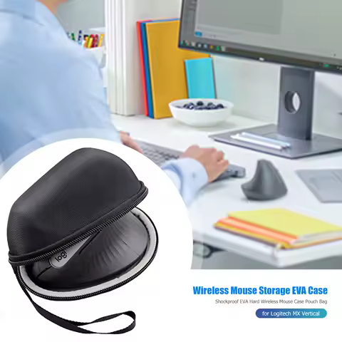 Wireless Mouse Storage EVA Case for Logitech MX Vertical Protective Bag Pouch