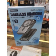 REMAX WIRELESS CHARGING+BUILT IN CABLE POWERBANK 10000MAH CCC